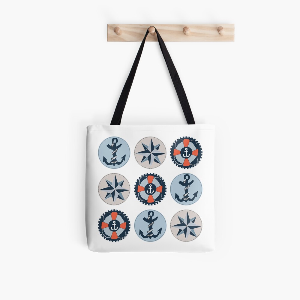 Nautical Adventures: Icons Tote Bag
