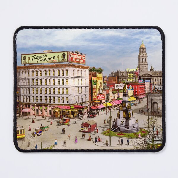 Item preview, City - Detroit, MI - Campus Martius 1910 designed and sold by Mike Savad Photography.
