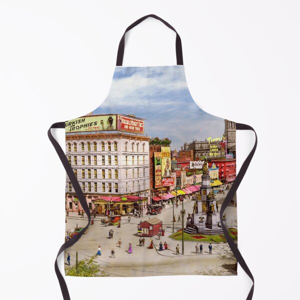 Item preview, City - Detroit, MI - Campus Martius 1910 designed and sold by Mike Savad Photography.