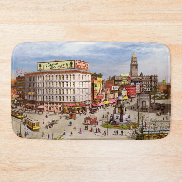 Item preview, City - Detroit, MI - Campus Martius 1910 designed and sold by Mike Savad Photography.