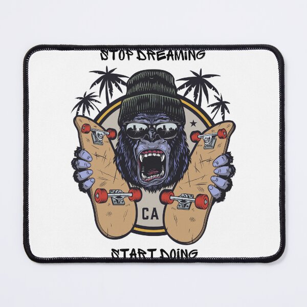 Item preview, Monkey - Stop dreaming start doing designed and sold by Stay-Pawsitive.