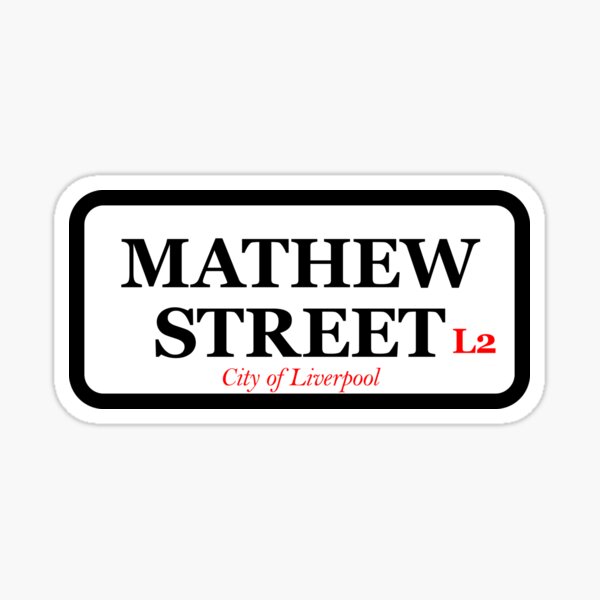 Item preview, Liverpool Street Sign - Mathew Street designed and sold by Paul Madden.