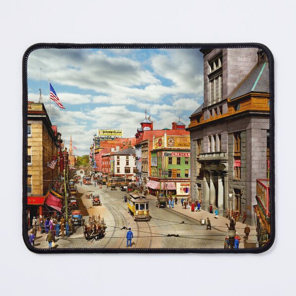 Item preview, City - Fall River, MA - The City Hall on Main Street 1913 designed and sold by Mike Savad Photography.