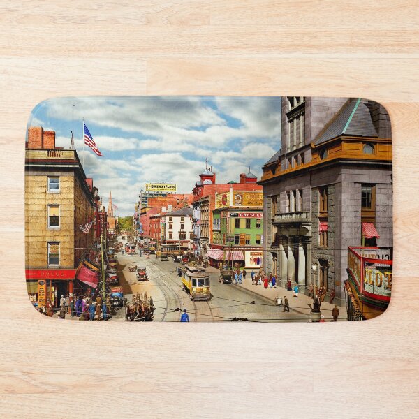 Item preview, City - Fall River, MA - The City Hall on Main Street 1913 designed and sold by Mike Savad Photography.