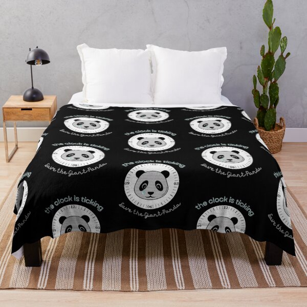 Item preview, Save The Panda The Clock is Ticking Mouse pad designed and sold by MagicWolfStar.