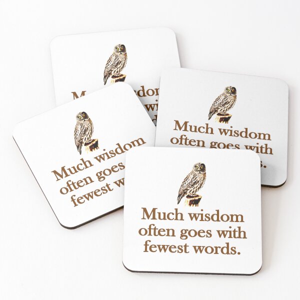 Item preview, Much Wisdom Often Goes designed and sold by CrankyOldDude.