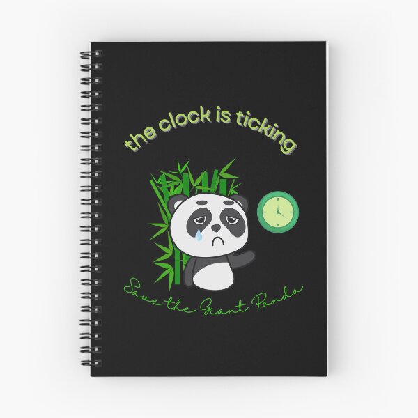 Item preview, Save The Panda The Clock is Ticking Apron designed and sold by MagicWolfStar.
