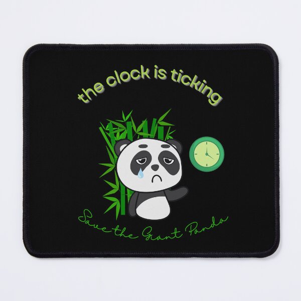Item preview, Save The Panda The Clock is Ticking Apron designed and sold by MagicWolfStar.