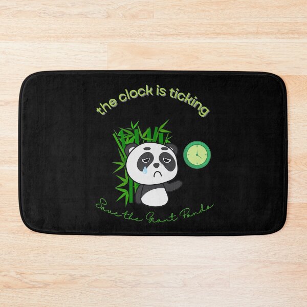 Item preview, Save The Panda The Clock is Ticking Apron designed and sold by MagicWolfStar.