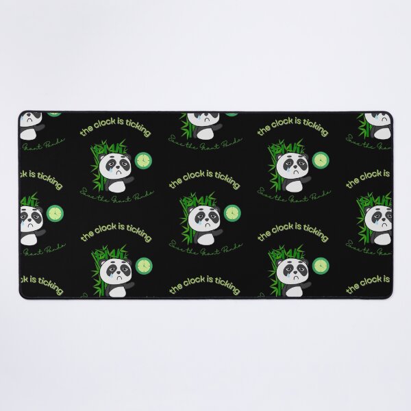 Item preview, Save The Panda The Clock is Ticking Apron designed and sold by MagicWolfStar.