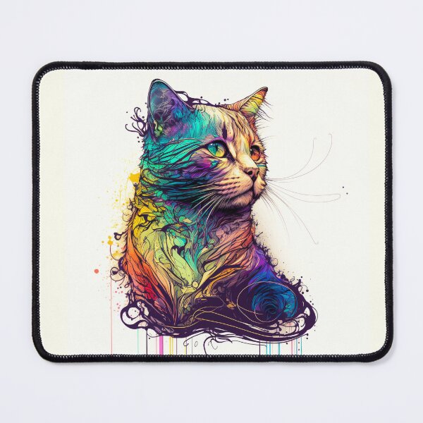 Item preview, Cat Line Art Colorful designed and sold by DreadX3.