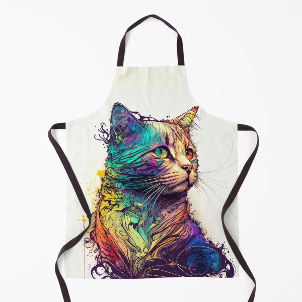 Item preview, Cat Line Art Colorful designed and sold by DreadX3.