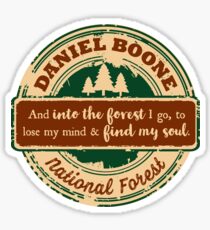Daniel Boone National Forest - And into the forest I go Sticker