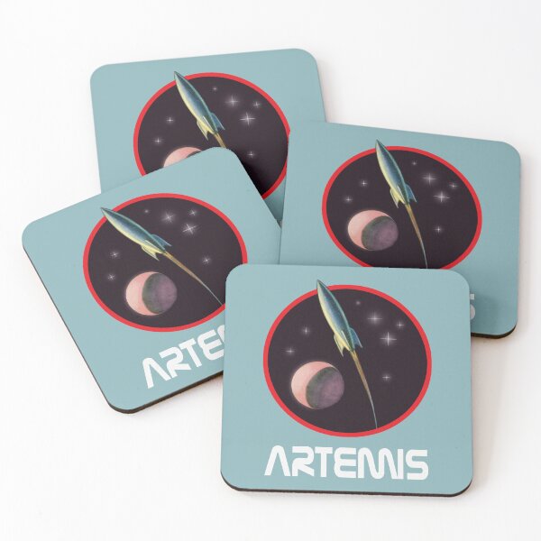 Artemis Green Coasters (Set of 4)