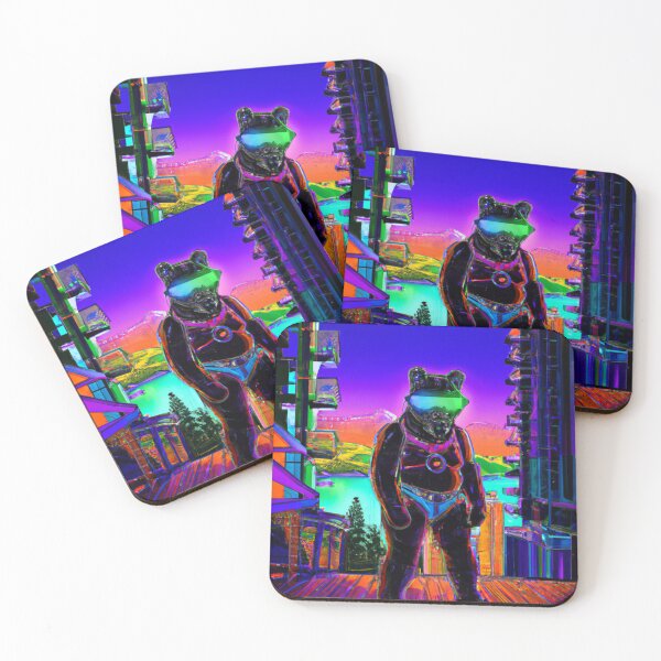 Item preview, Cyberpunk Tahoe Bear  designed and sold by Milasneeze.