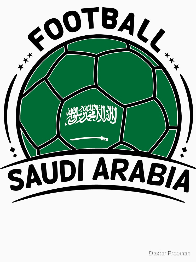 Saudi Arabia Football Team Saudi Arabia Flag Inside A Ball For Soccer