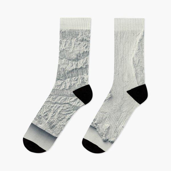 Item preview, South Dakota, USA Shaded Relief Map 3D digitally-rendered designed and sold by ThinkAboutMaps.