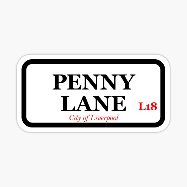 Item preview, Liverpool Street Sign - Penny Lane designed and sold by Paul Madden.