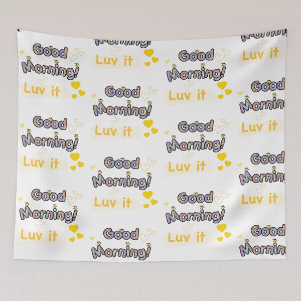 Item preview, Good morning luv  designed and sold by Tonyasartprints.