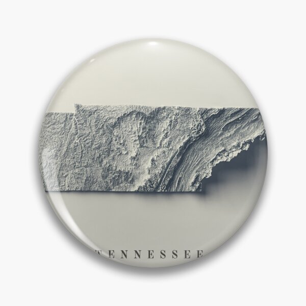 Item preview, Tennessee, USA Shaded Relief Map 3D digitally-rendered designed and sold by ThinkAboutMaps.