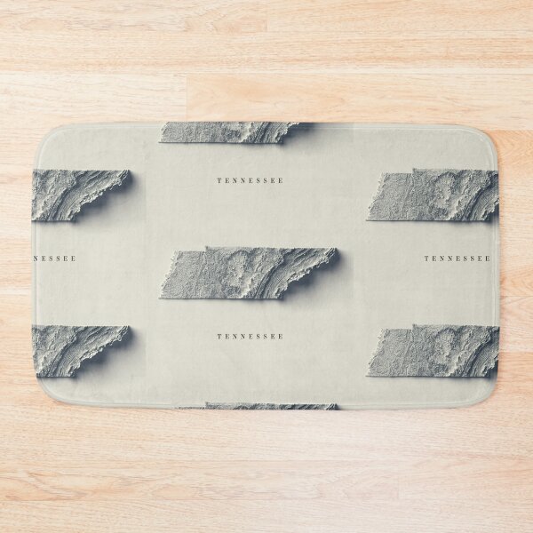 Item preview, Tennessee, USA Shaded Relief Map 3D digitally-rendered designed and sold by ThinkAboutMaps.
