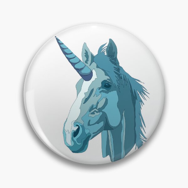 Item preview, Blue  unicorn  designed and sold by LeahcarsArt.