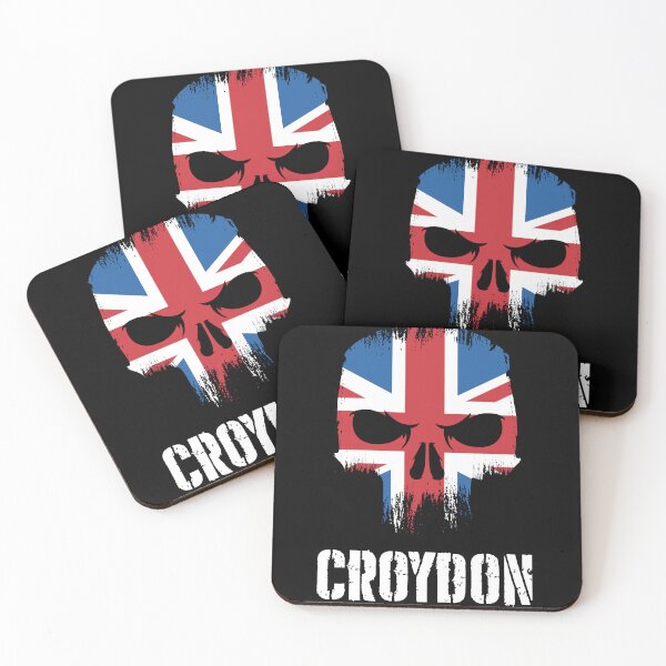 Item preview, Croydon Skull Union Jack Inglaterra Bandera Londres designed and sold by MasterKlaw.