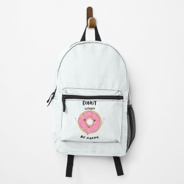Item preview, Donut worry be happy, cute doughnut and doughnut pun designed and sold by Sanaura.