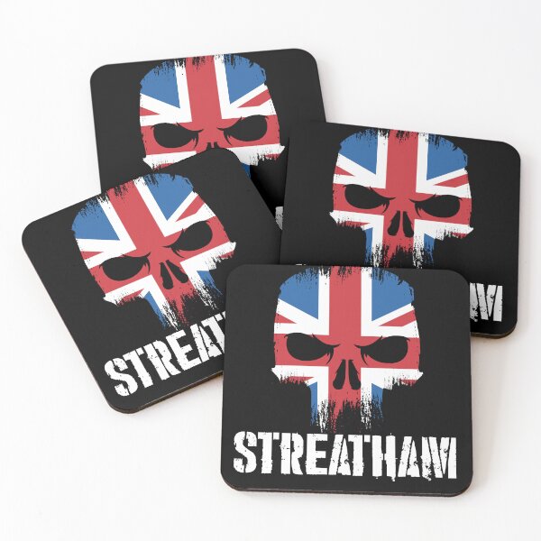 Item preview, Steatham Skull Union Jack England Flag London designed and sold by MasterKlaw.