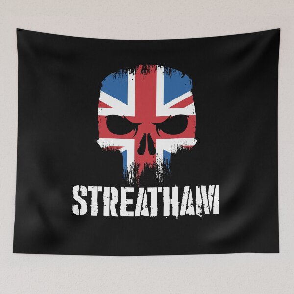 Item preview, Steatham Skull Union Jack England Flag London designed and sold by MasterKlaw.