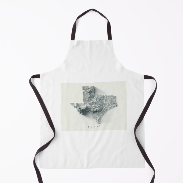 Item preview, Texas, USA Shaded Relief Map 3D digitally-rendered designed and sold by ThinkAboutMaps.