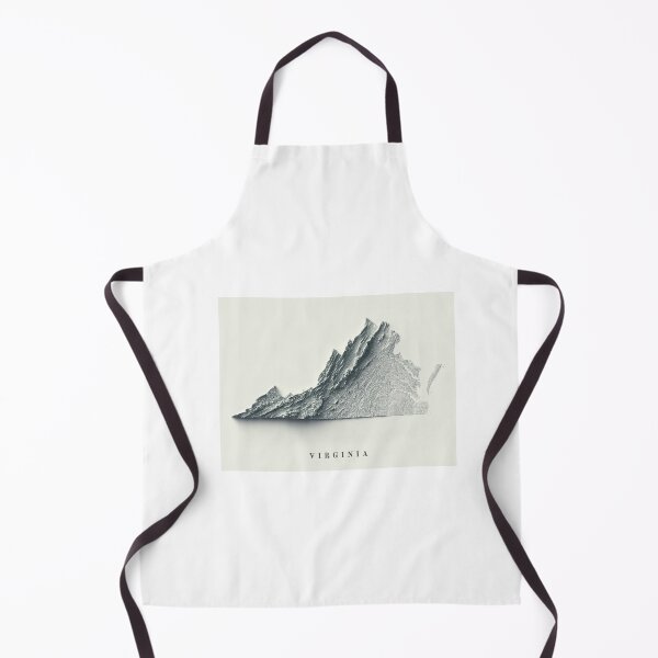 Item preview, Virginia, USA Shaded Relief Map 3D digitally-rendered designed and sold by ThinkAboutMaps.