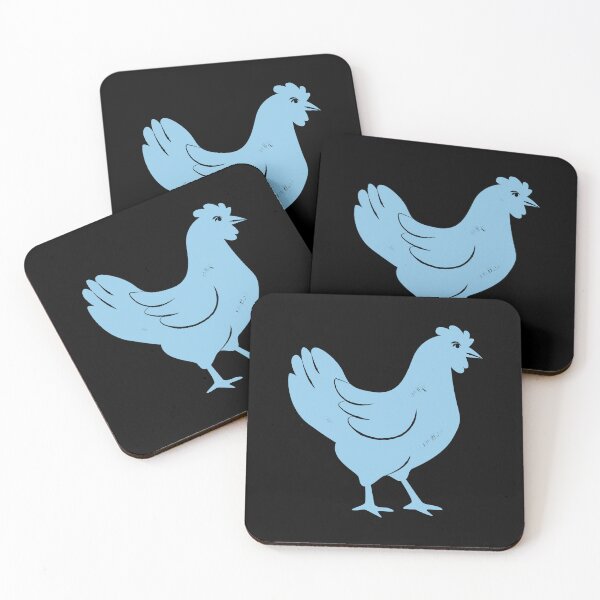 Item preview, Chicken Pastel Blue designed and sold by 37jlee.