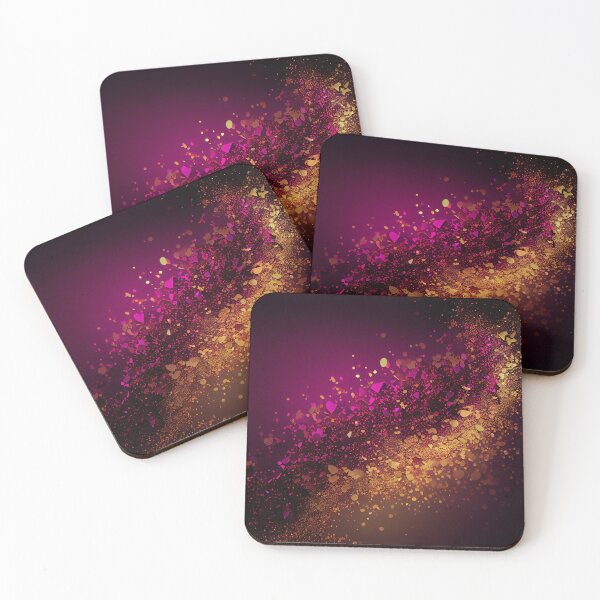 Item preview, Sparkling Gold & Magenta Inspired by the Glamour of Luxury Gold Dust designed and sold by HiArtify ❤️.