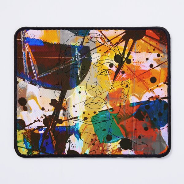 Item preview, Abstract face designed and sold by littlecraftshop.