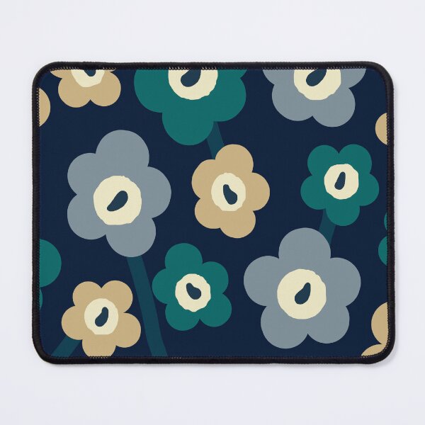 Item preview, Iconic Modern Scandinavian Garden in Navy, Blue, Green and Beige designed and sold by Deutschic.