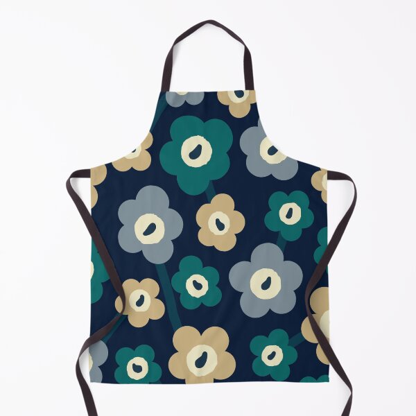 Item preview, Iconic Modern Scandinavian Garden in Navy, Blue, Green and Beige designed and sold by Deutschic.