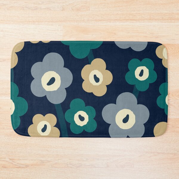 Item preview, Iconic Modern Scandinavian Garden in Navy, Blue, Green and Beige designed and sold by Deutschic.