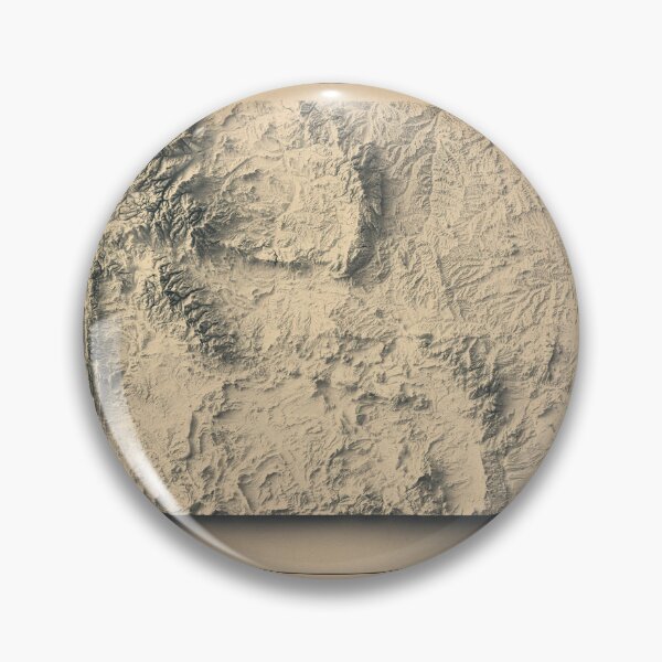 Item preview, Wyoming, USA Shaded Relief Map 3D digitally-rendered designed and sold by ThinkAboutMaps.