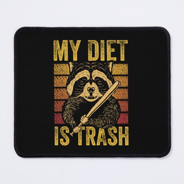 Item preview, My Diet Is Trash Raccoon designed and sold by Vendetta-art.