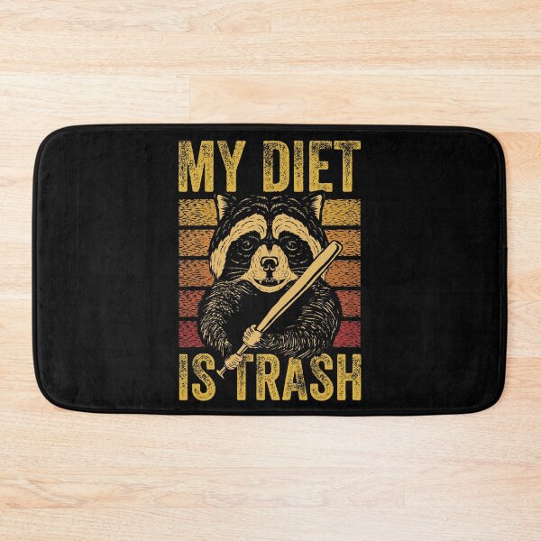 Item preview, My Diet Is Trash Raccoon designed and sold by Vendetta-art.