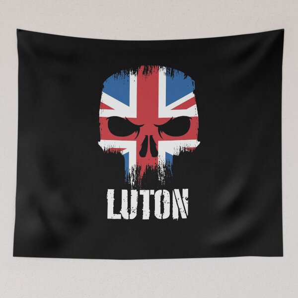 Item preview, Luton Skull Union Jack England Flag UK designed and sold by MasterKlaw.