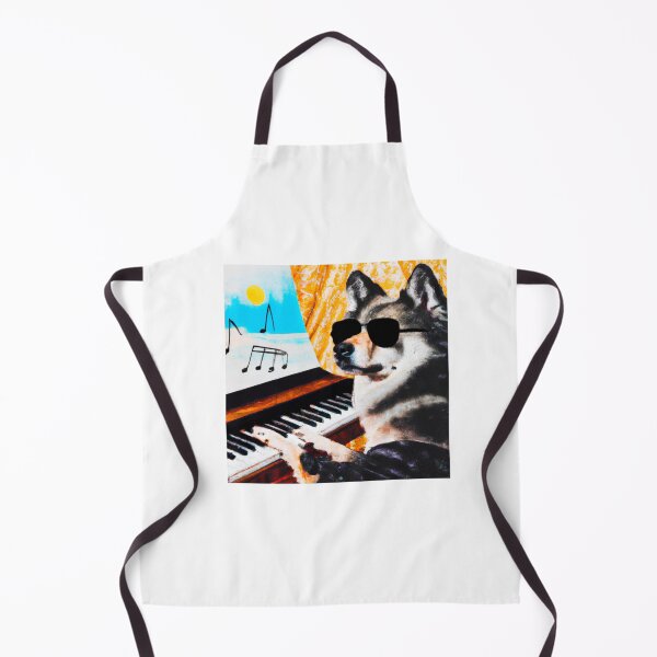 Item preview, Cool Dog Playing Piano Music Art – Funny Sunglasses Dog Musician designed and sold by Vividality.