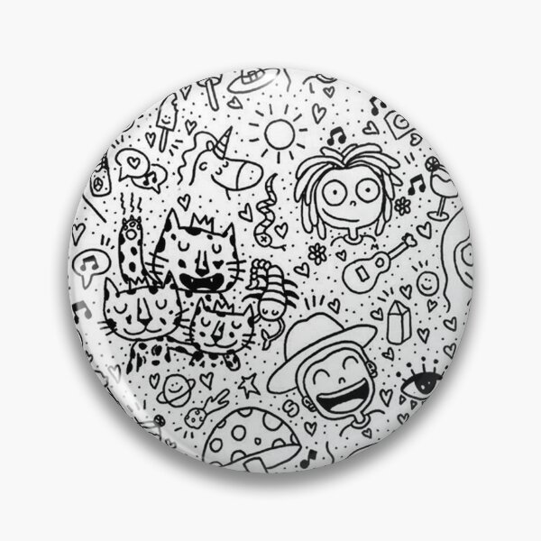 Item preview, White Doodle designed and sold by iannacconearts.
