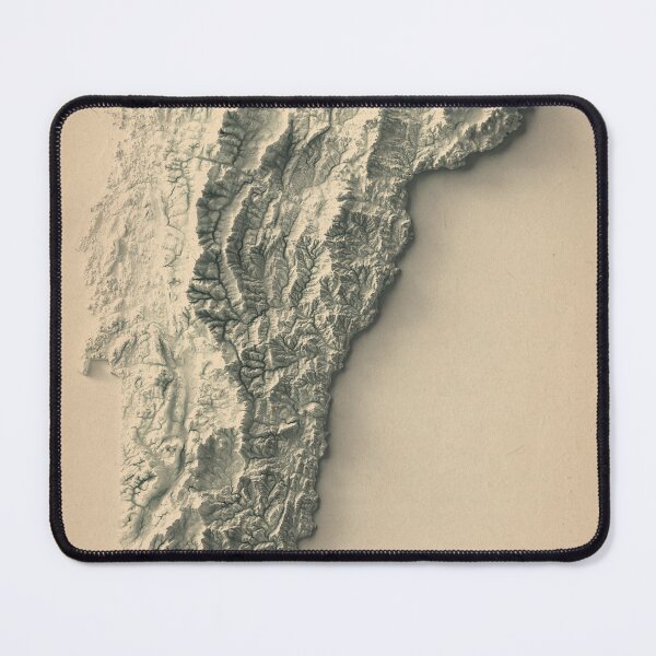 Item preview, Vermont, USA Shaded Relief Map 3D digitally-rendered designed and sold by ThinkAboutMaps.