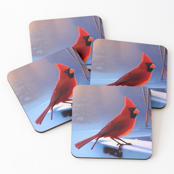 Item preview, Beautiful Winter Bird a Red Cardinal designed and sold by CattlettArt.