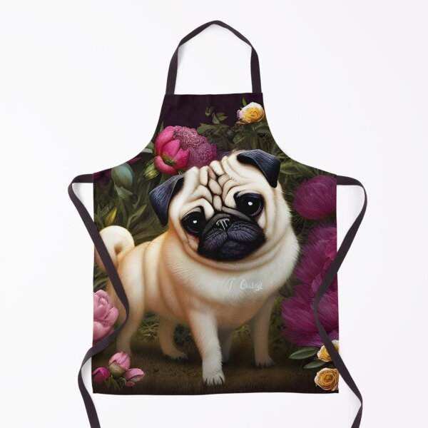 Item preview, Pug Garden designed and sold by kosmicfairytale.