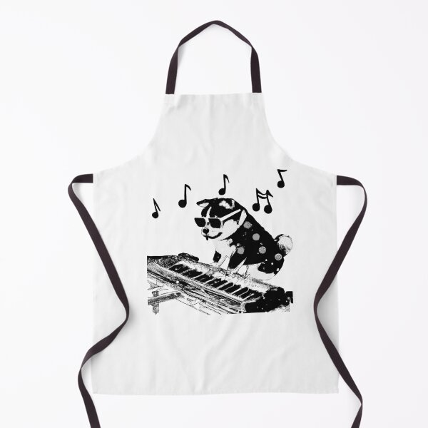 Item preview, Cool Dog Playing Piano Music Art – Funny Sunglasses Dog Musician designed and sold by Vividality.