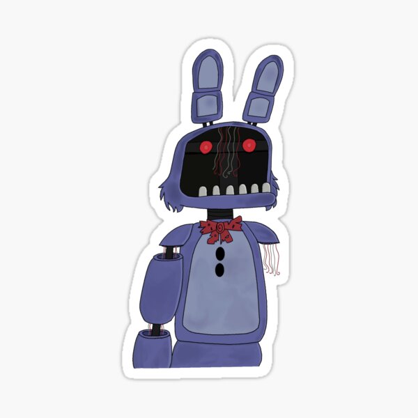 FNaF Withered Foxy Sticker for Sale by nyrofletcher