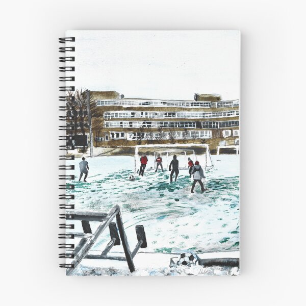 Item preview, Danmarksplass Football in Snow  designed and sold by Rina Arling.